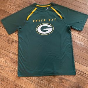 Majestic Cool Base Green Bay Packers T Shirt Large